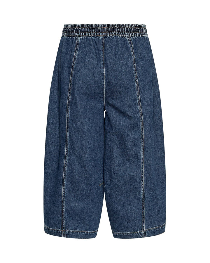 MSCH Copenhagen - Mschmanna Alena Culotte Pants 19848 - Mid Blue Wash Bukser 