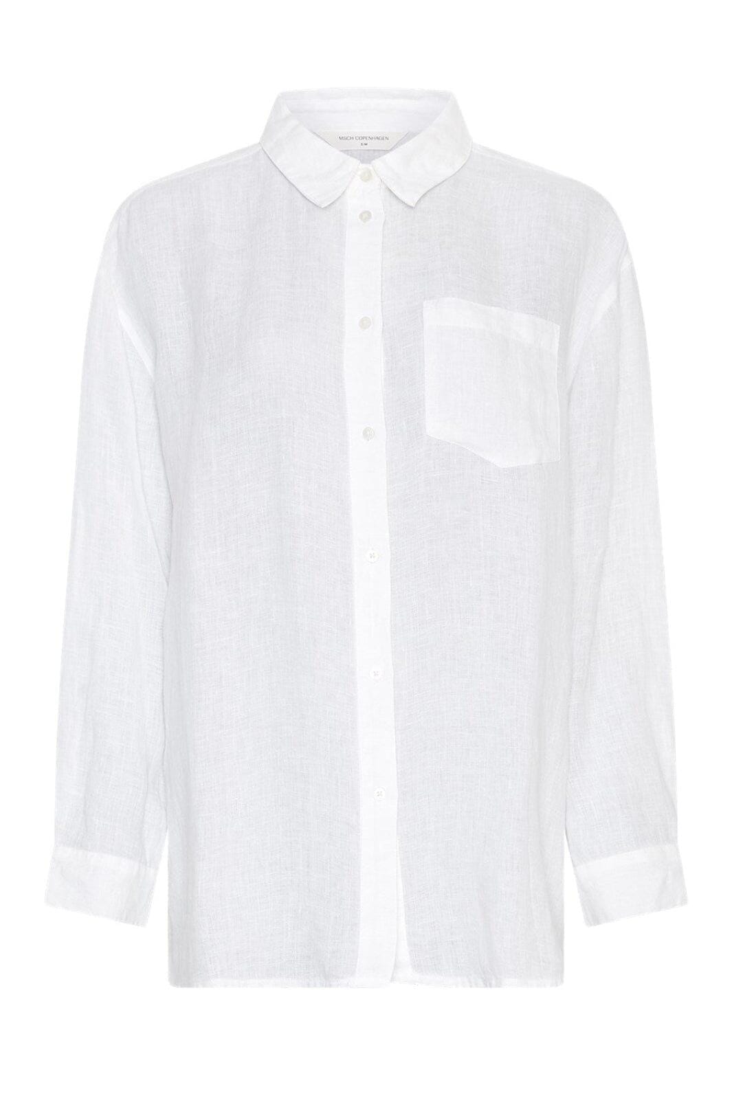 MSCH Copenhagen - Mschpearlina Shirt 19851 - Bright White Skjorter 