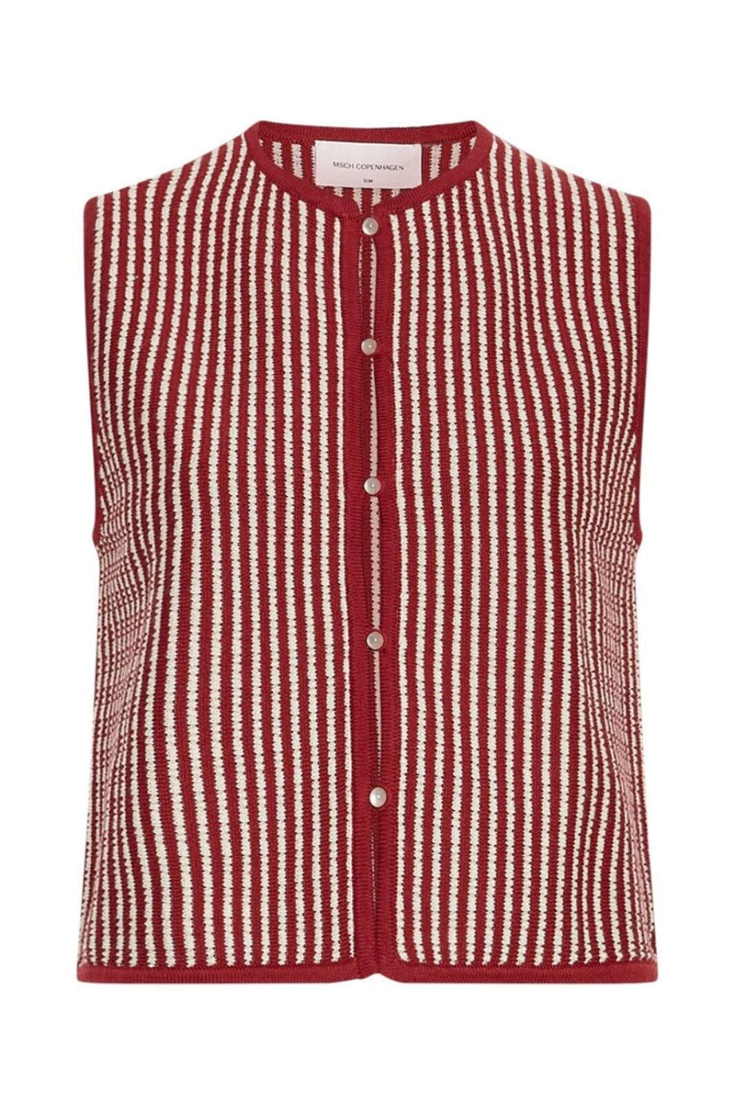 MSCH Copenhagen - Mschpriscilla Vest Stp 19918 - Rhubarb B Sand Veste 
