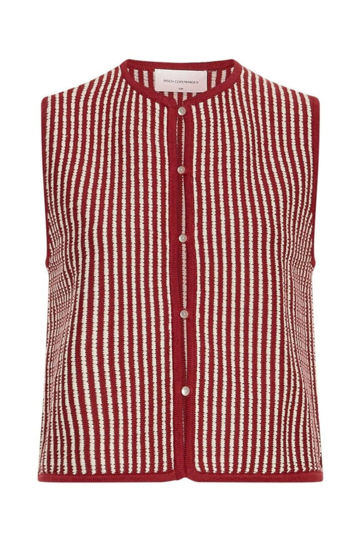 MSCH Copenhagen - Mschpriscilla Vest Stp 19918 - Rhubarb B Sand Veste 