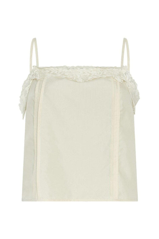 MSCH Copenhagen - Mschtheresa Singlet 19832 - Bleached Sand Toppe 
