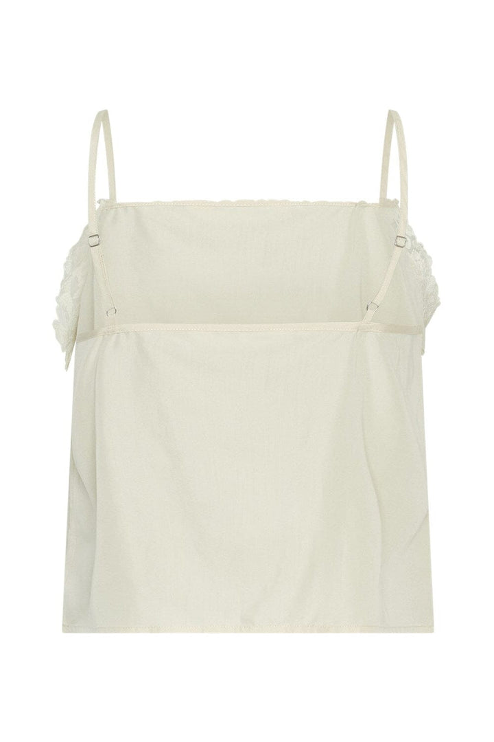 MSCH Copenhagen - Mschtheresa Singlet 19832 - Bleached Sand Toppe 