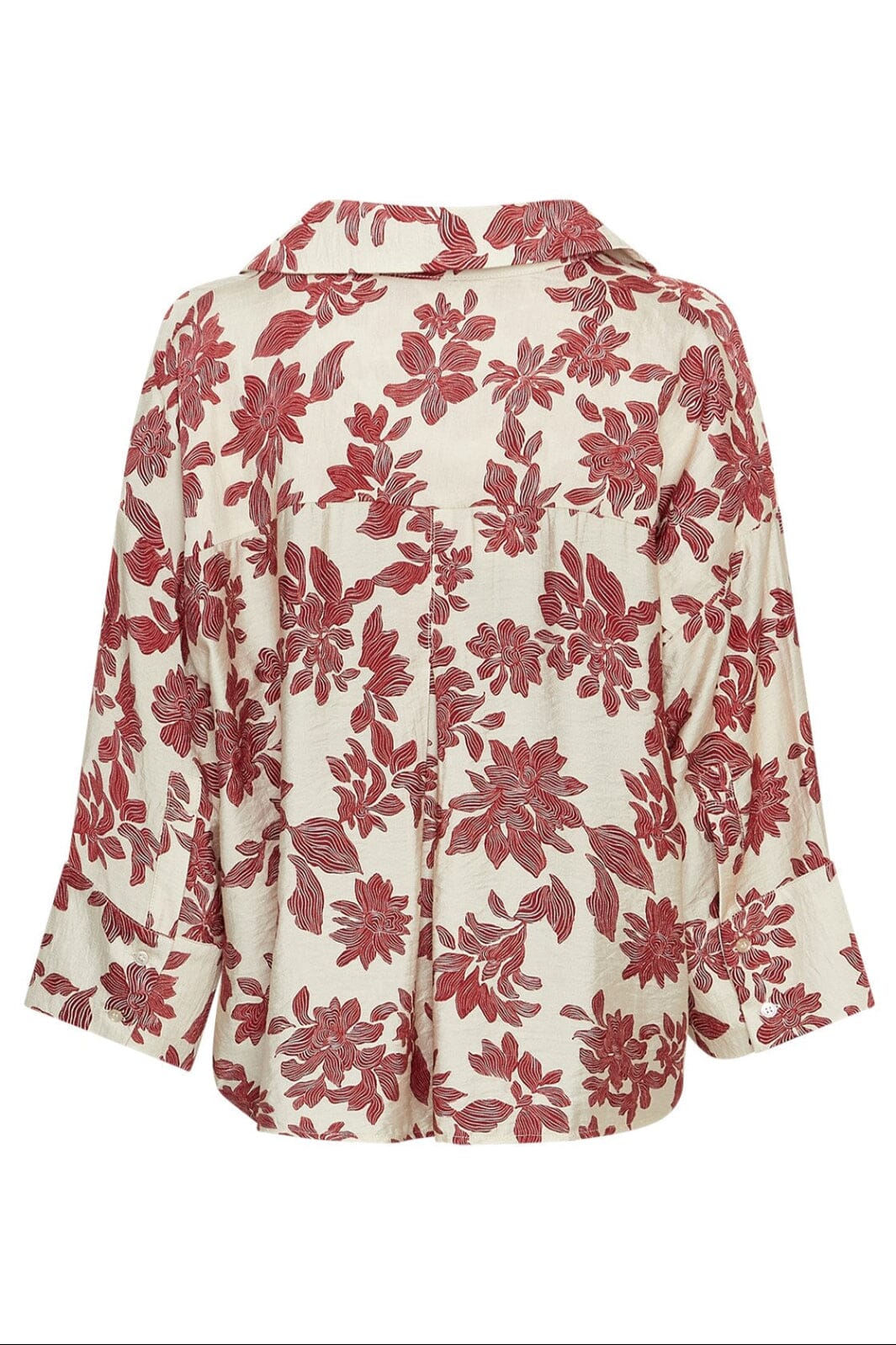 MSCH Copenhagen - Mschvildana 3/4 Shirt 19868 - Rhubarb Flower Skjorter 