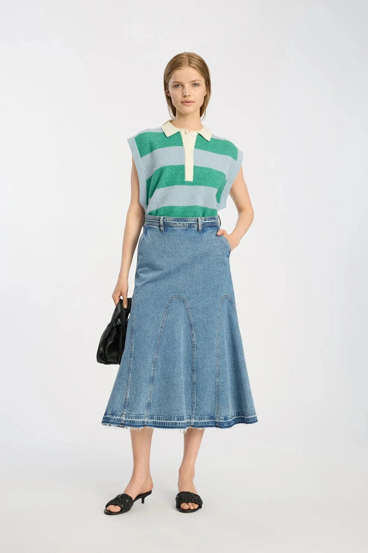 Munthe - Braylin 261122626106 - 36 - Blue Nederdele 