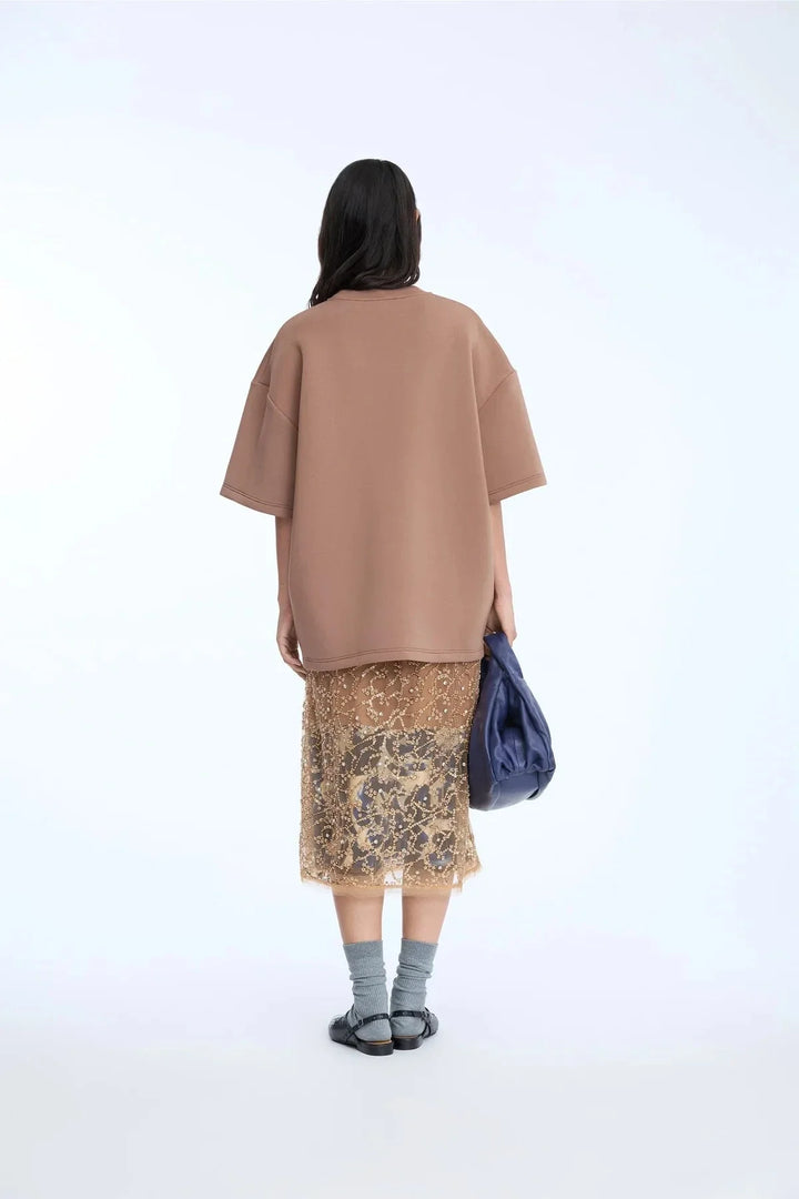 Munthe - Naploi 262114026266 - 66 - Caramel T-shirts 