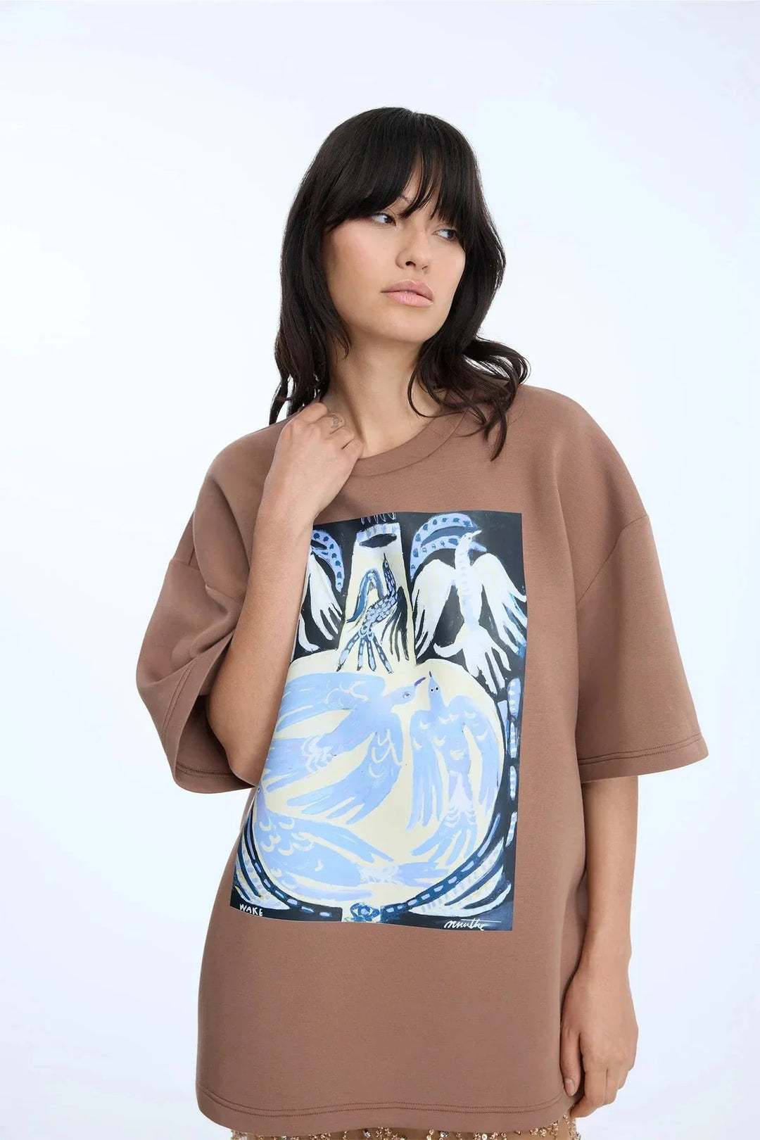 Munthe - Naploi 262114026266 - 66 - Caramel T-shirts 