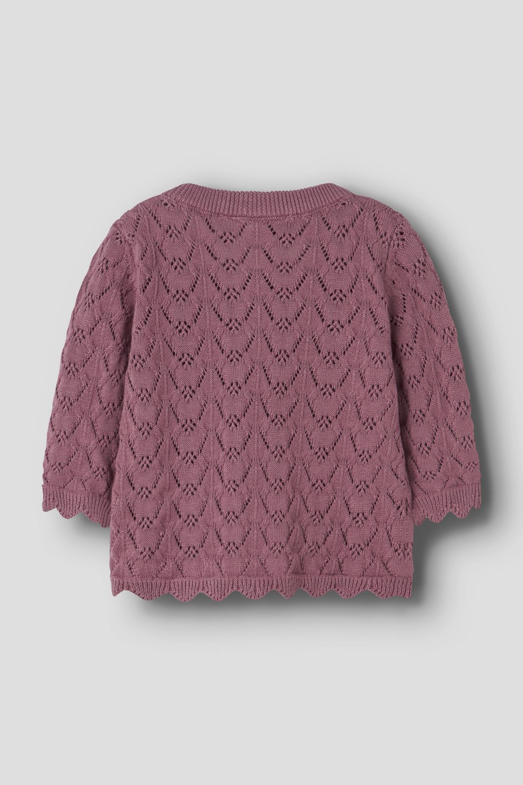 Name It - Nbfharriet Ls Knit Card - 5000030 Mesa Rose