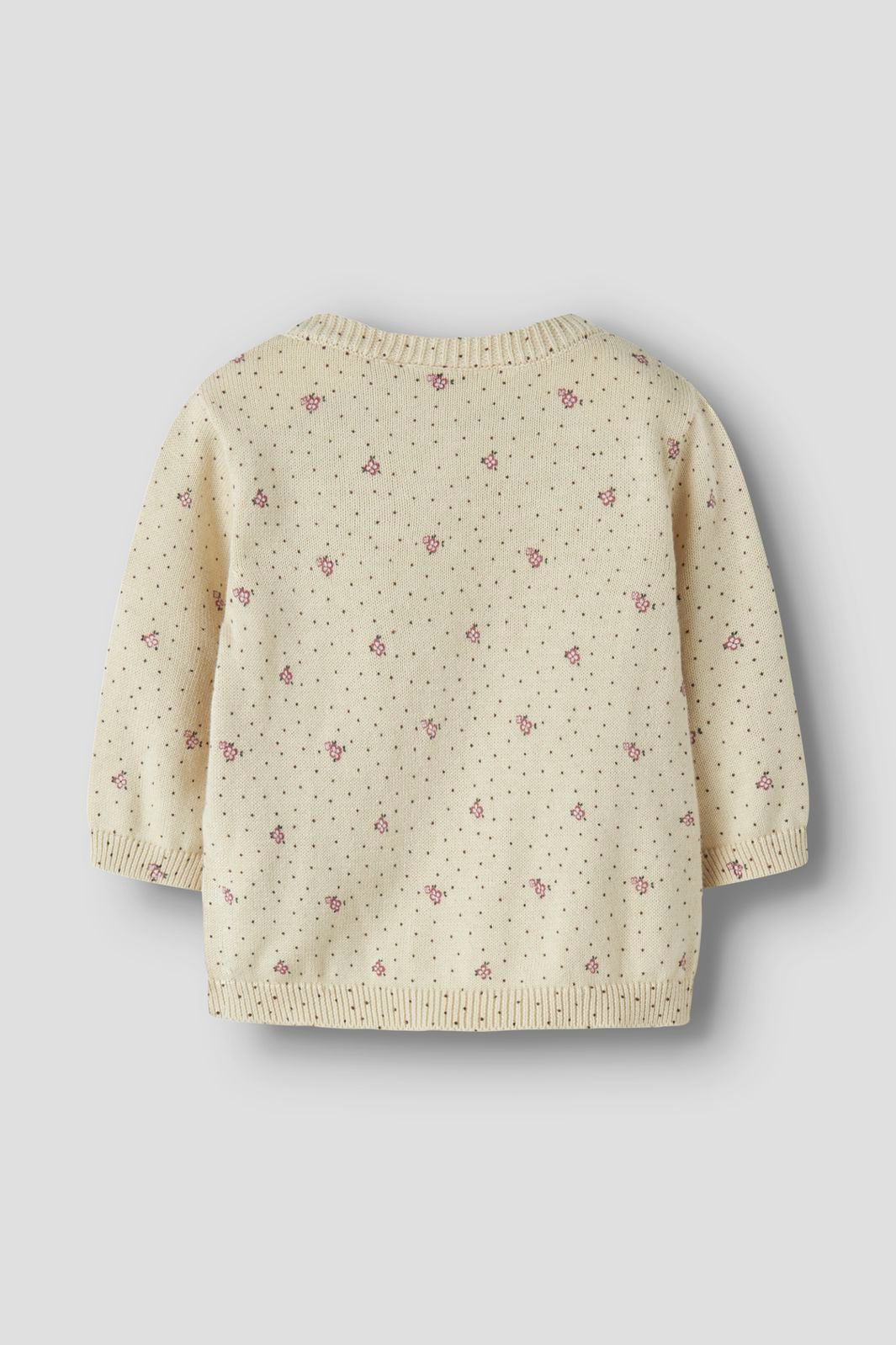 Name It - Nbfhide Ls Knit Card - 5000060 Almond Milk