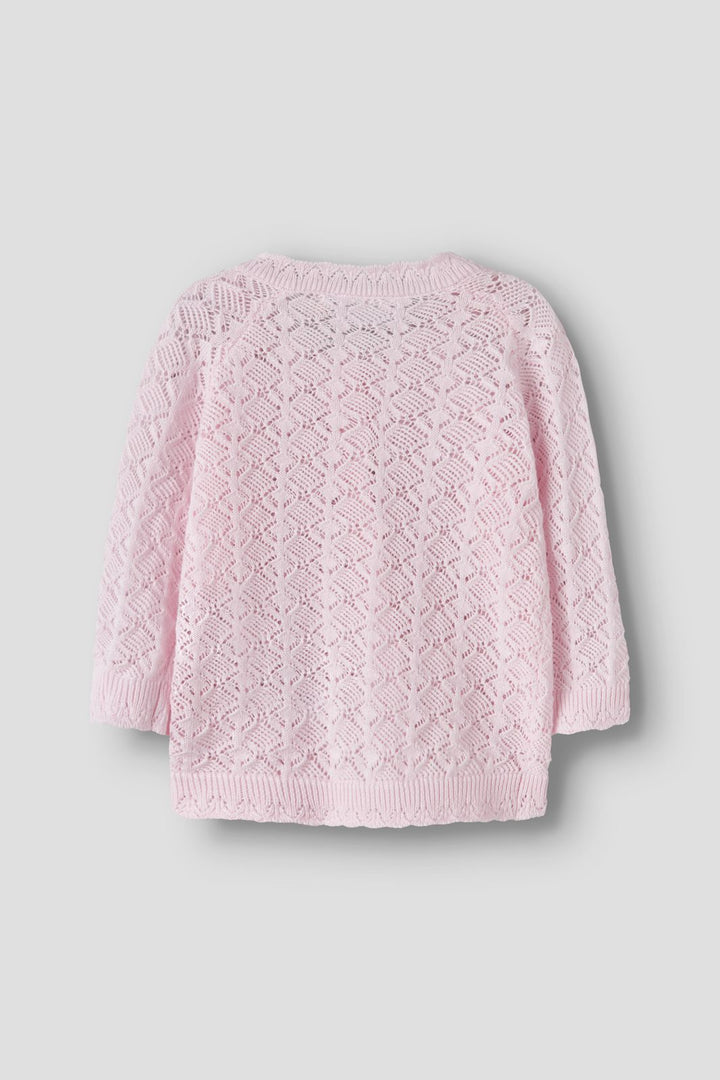 Name It - Nbfjenny Ls Knit Card - 5013355 Cradle Pink