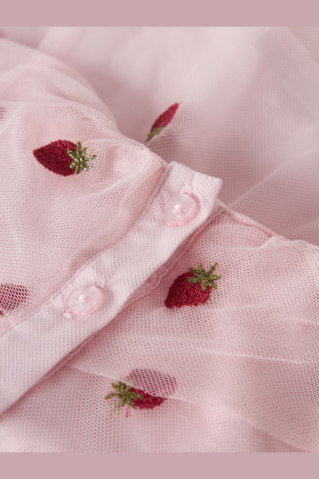 Name It - Nbfjulianna Tulle Spencer - 5014444 Cradle Pink Strawberries