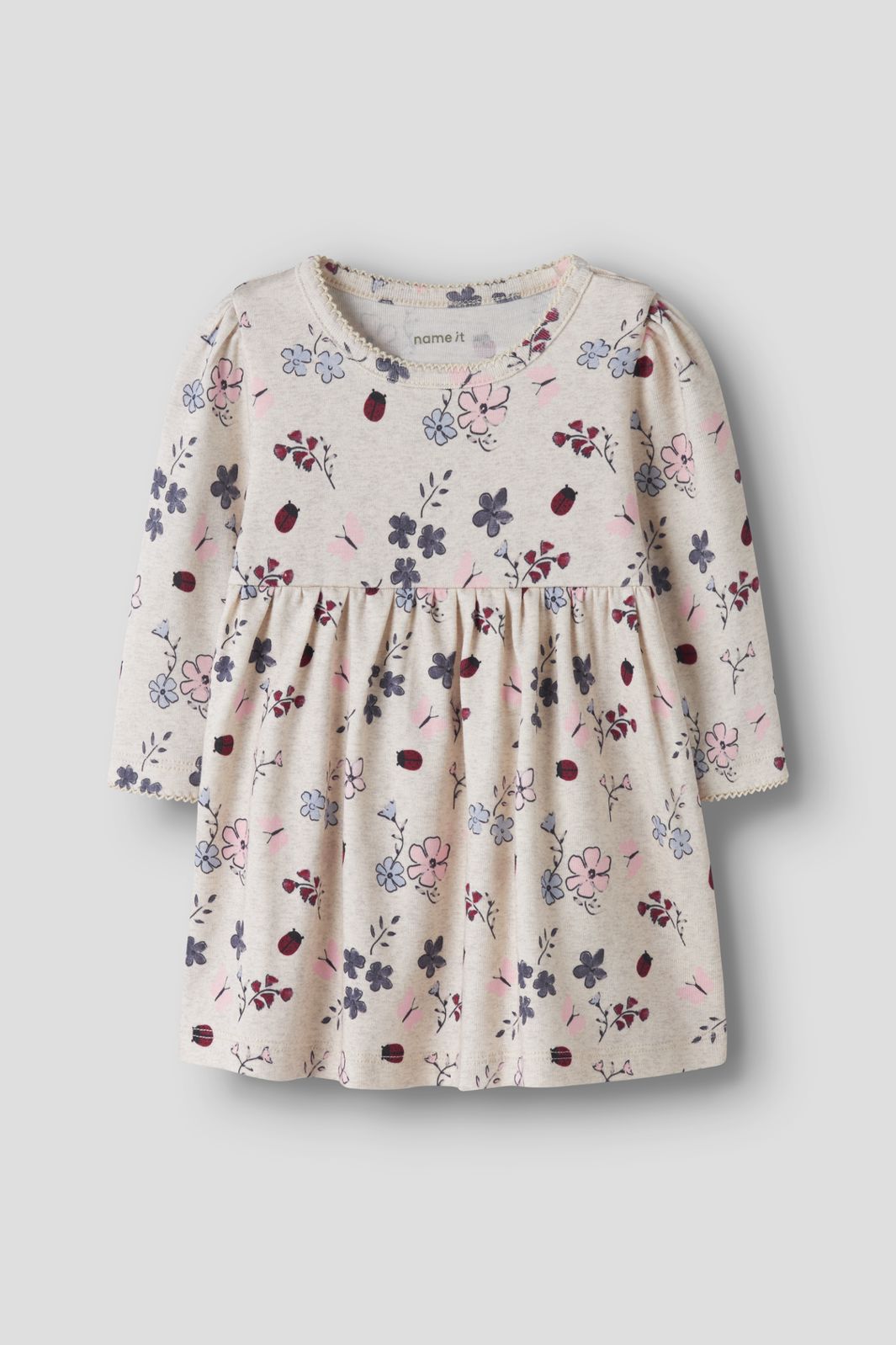 Name It - Nbfkamelia Ls Dress - 5036322 Peyote Melange