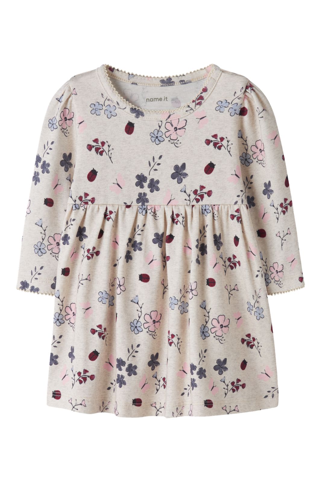 Name It - Nbfkamelia Ls Dress - 5036322 Peyote Melange