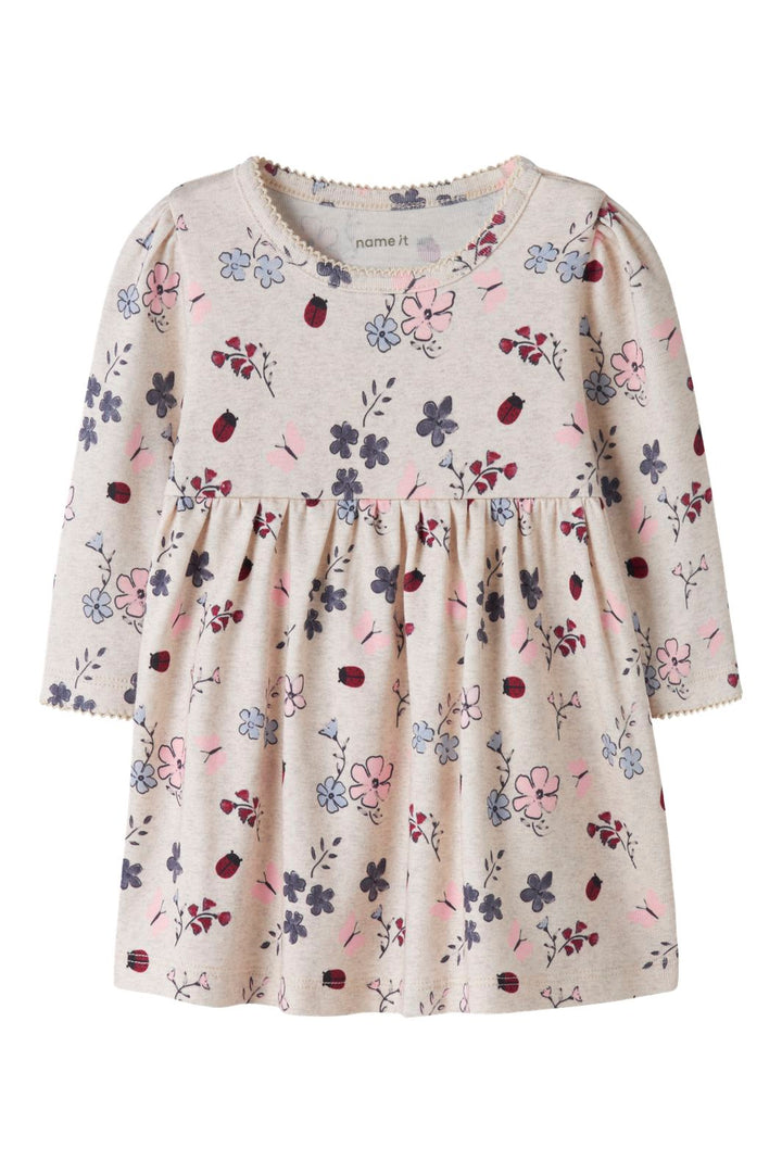 Name It - Nbfkamelia Ls Dress - 5036322 Peyote Melange