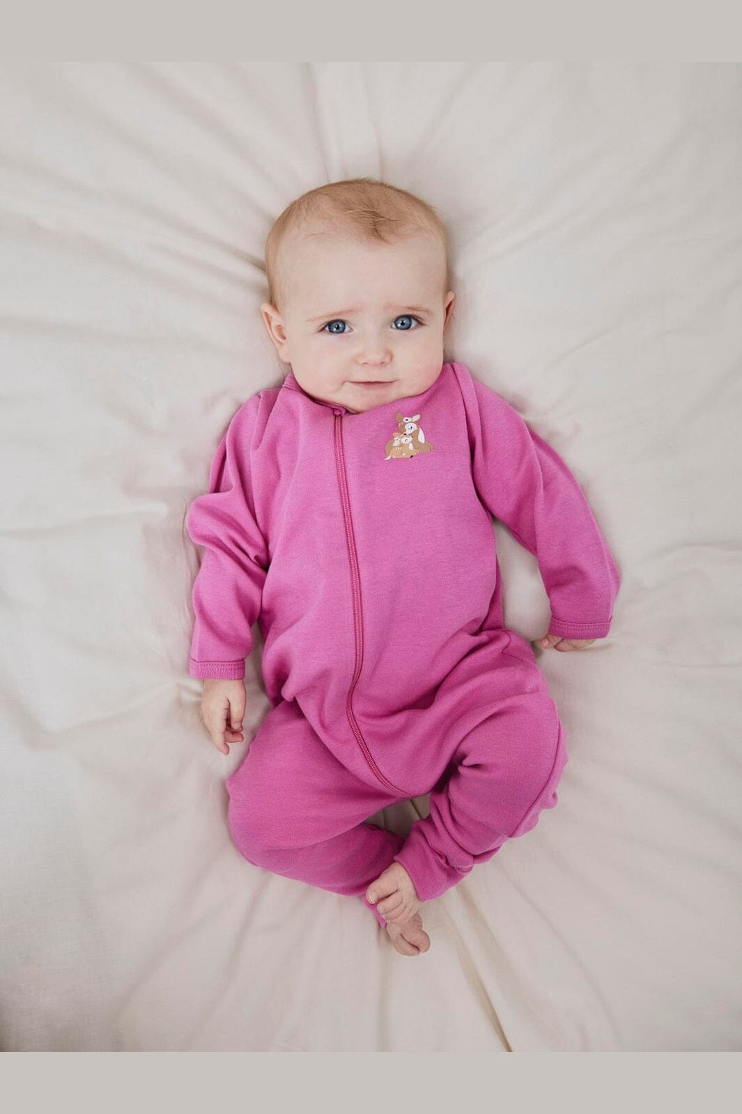 Name It - Nbfnightsuit Zip Ff Rose Deer - 4585349 Ibis Rose