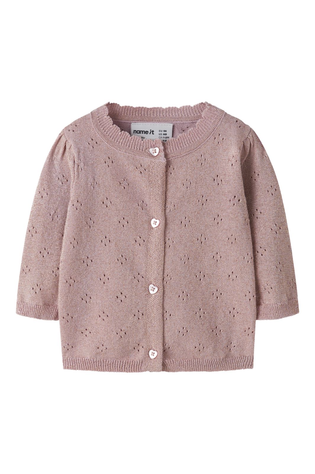 Name It - Nbfrolia Ls Knit Card - 4874517 Keepsake Lilac