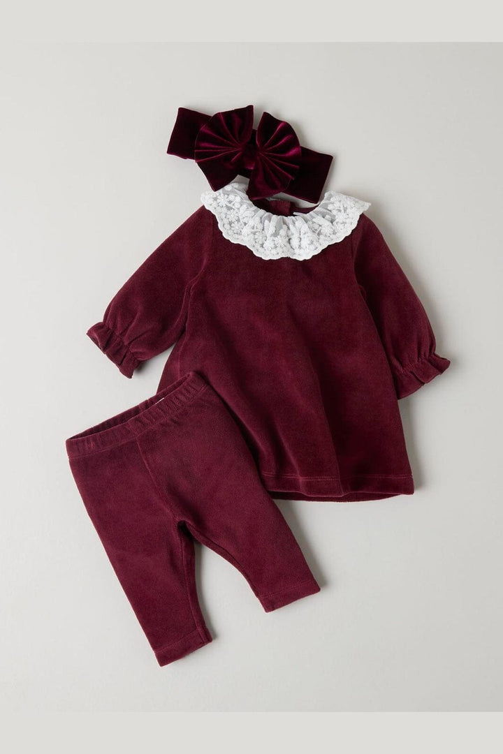 Name It - Nbfroxy Vel Legging - 4873983 Burgundy