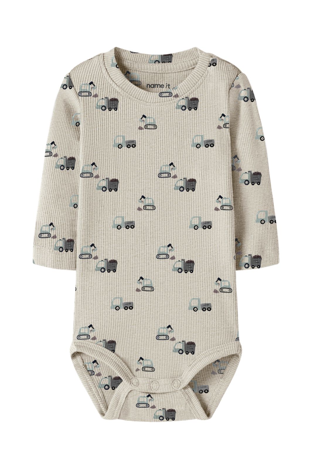 Name It - Nbmkontor Ls Body - 5113073 Peyote Melange