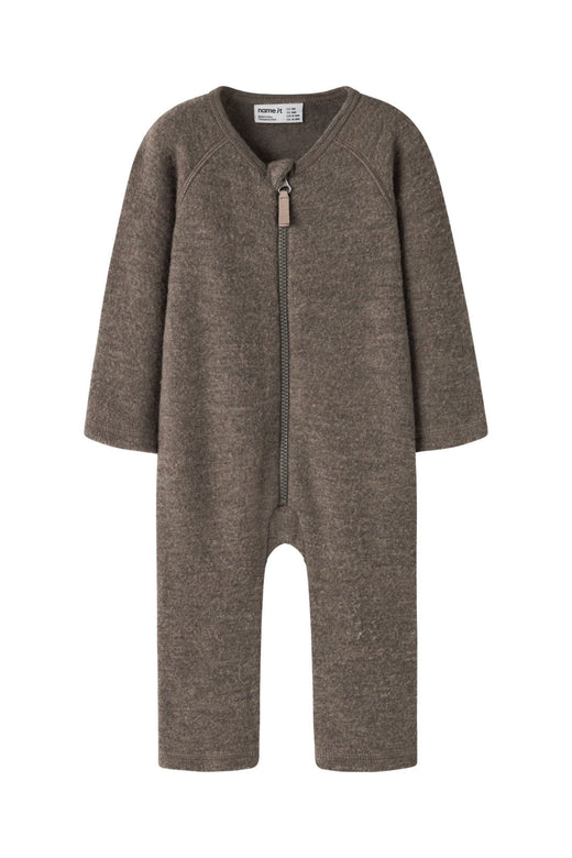 Name It - Nbnwmino Wool Ls Suit - 5079535 Morel