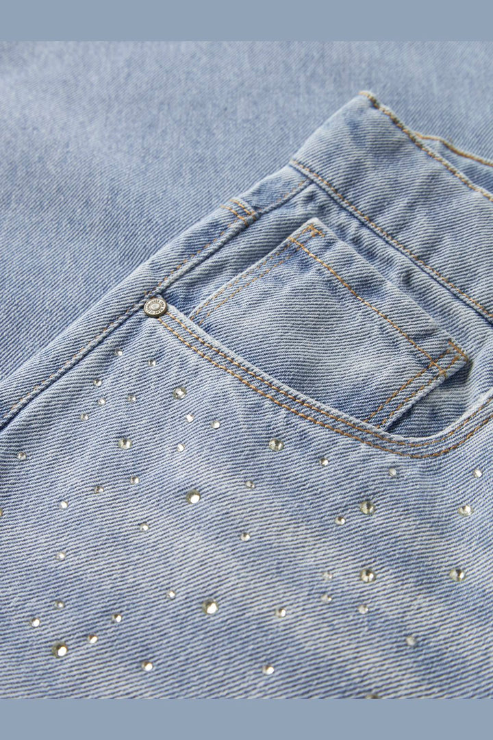Name It - Nkfbella Wide Rhine Jeans 6608-Im - 5035715 Light Blue Denim