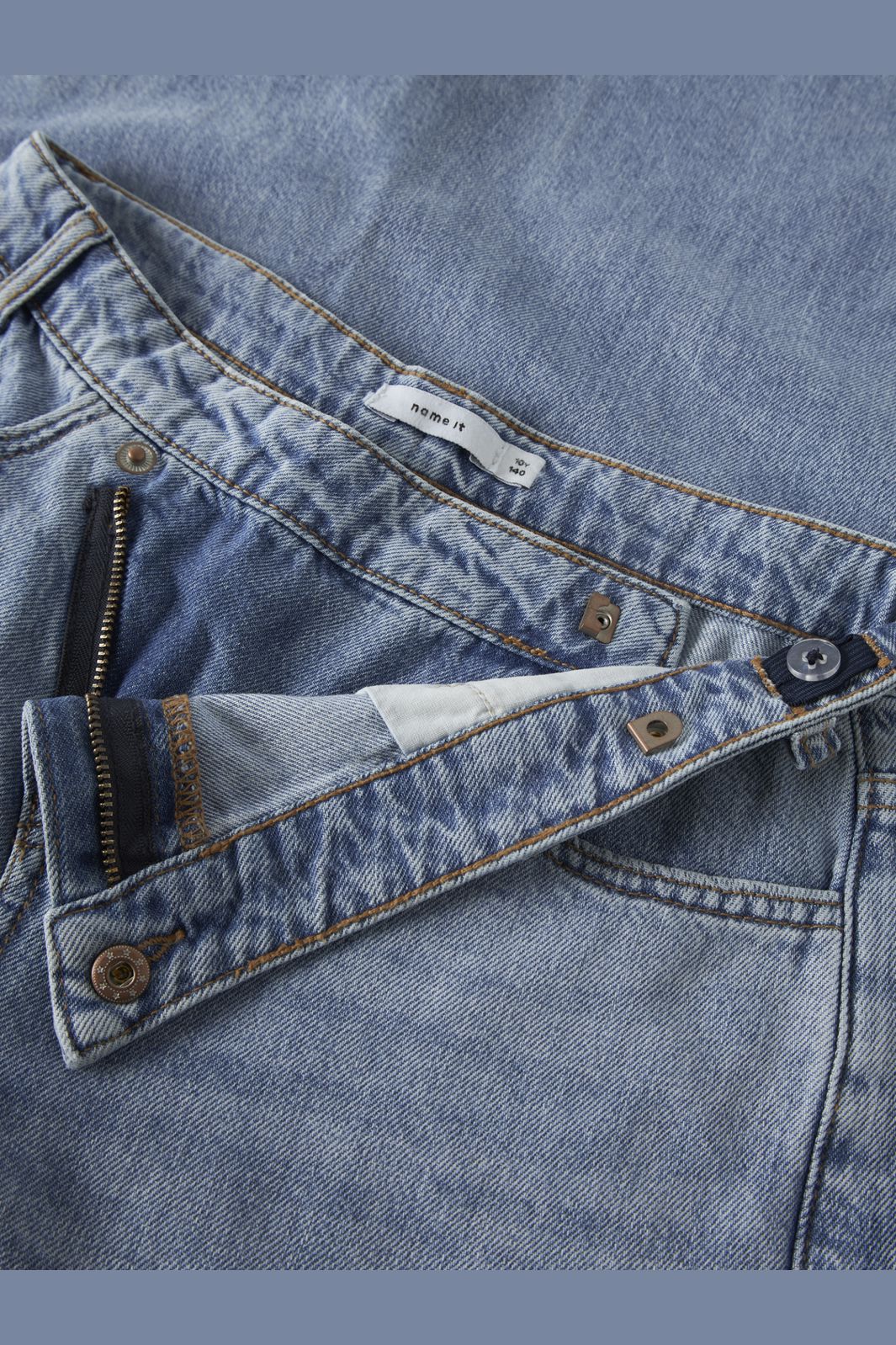 Name It - Nkfbella X-Wide Closure Jeans 8181-Be - 5019888 Medium Blue Denim