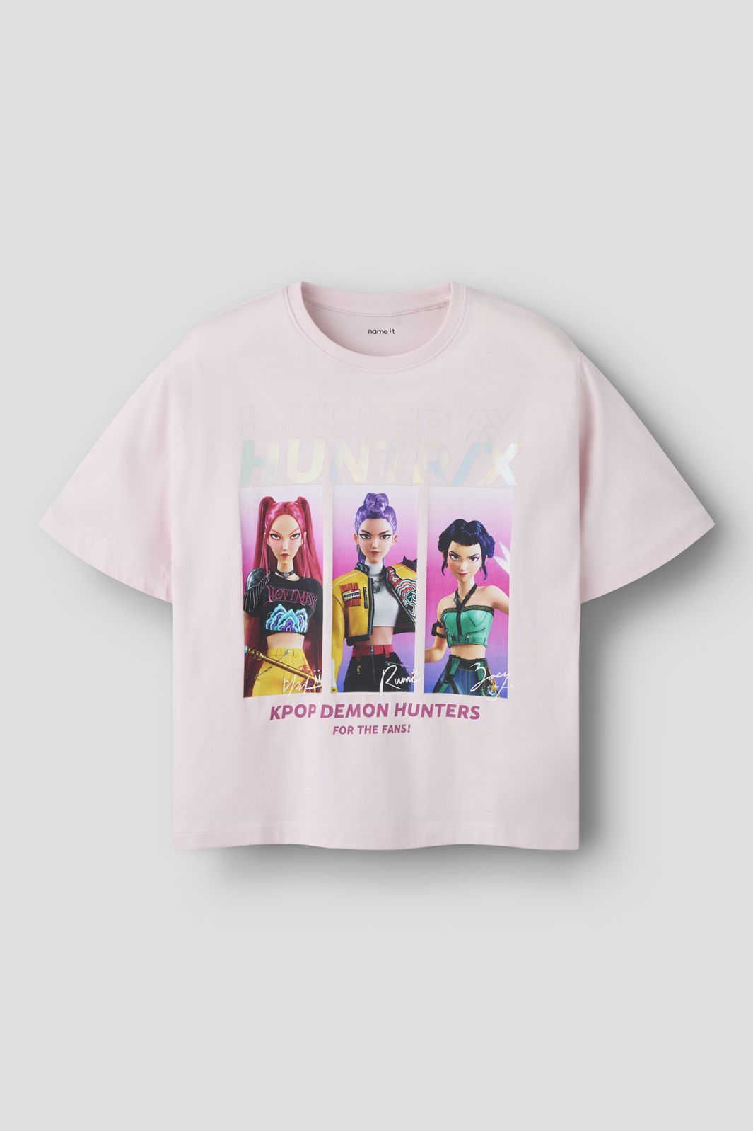 Name It - Nkfmaja Kpop Ss Nreg Top Box Lnoos Sky - 5165497 Cradle Pink