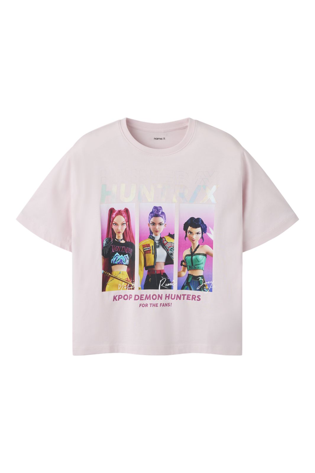 Name It - Nkfmaja Kpop Ss Nreg Top Box Lnoos Sky - 5165497 Cradle Pink