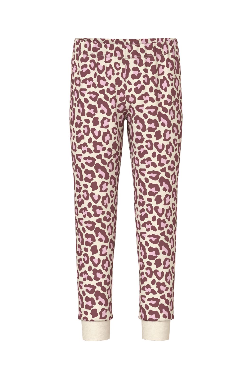 Name It - Nkfnightset Leo - 5112471 Antique White Wild Ginger Top W/ Bow Print
