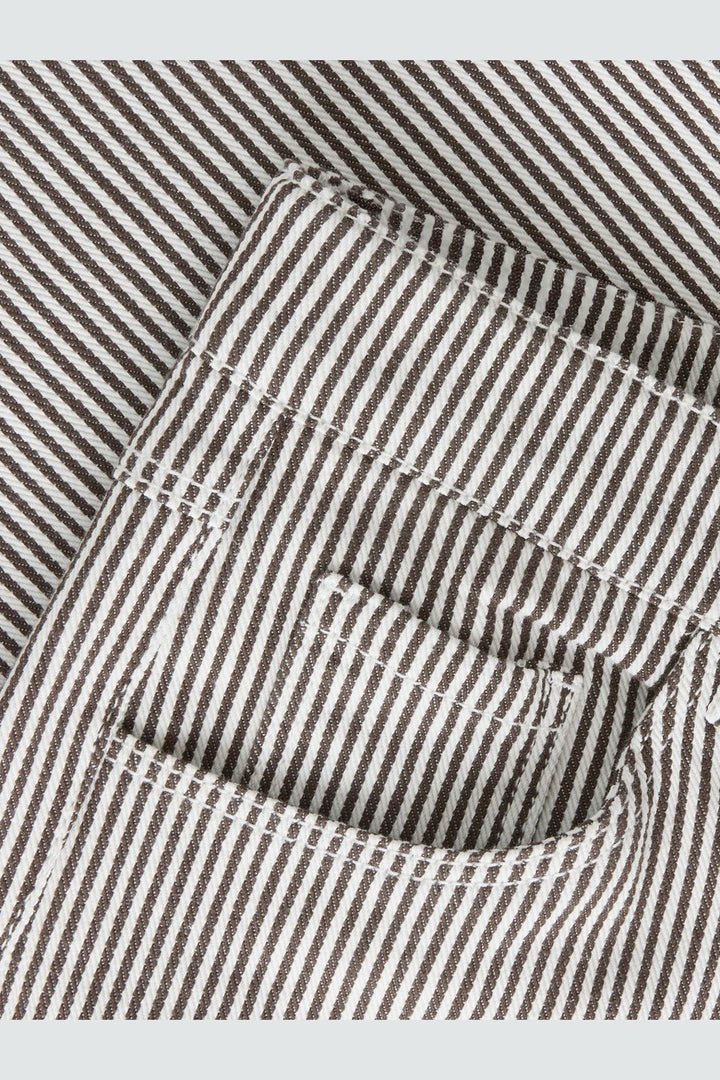 Name It - Nkfrose Wide Stripe Pants 2299-Yf - 5142223 White Delicioso