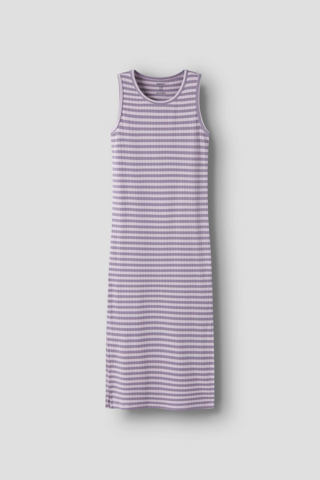 Name It - Nkfsuraja Sl Maxi Dress - 5018412 Lavender Fog W. Lavender Gray