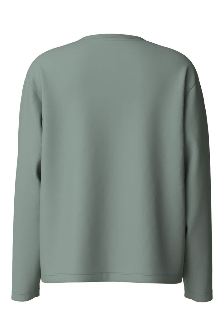 Name It - Nkfveen Ls Nreg Top - 5117937 Green Milieu Leo Love