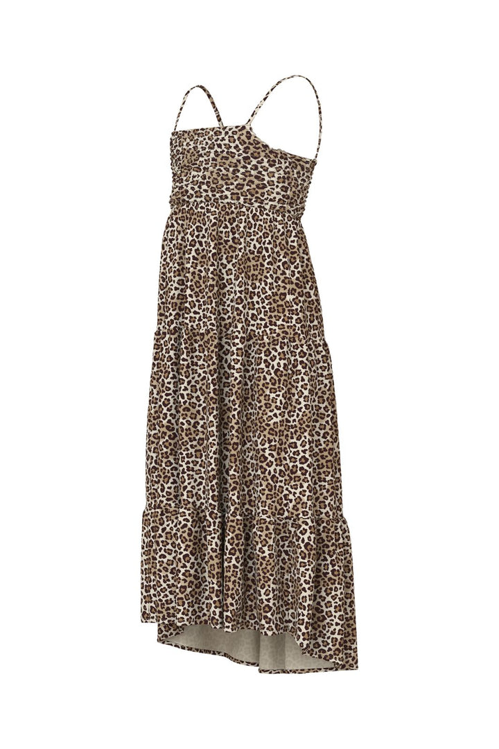 Name It - Nkfvinaya Strap Maxi Dress - 5095449 Turtledove Leopard