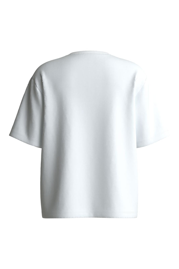 Name It - Nkfvotea Ss Nreg Top - 5088656 Bright White Flower Leopard