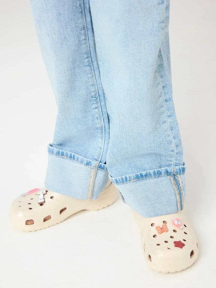 Name It - Nknfame Clogs - 5162202 Créme De Pêche Glitter Sandaler 
