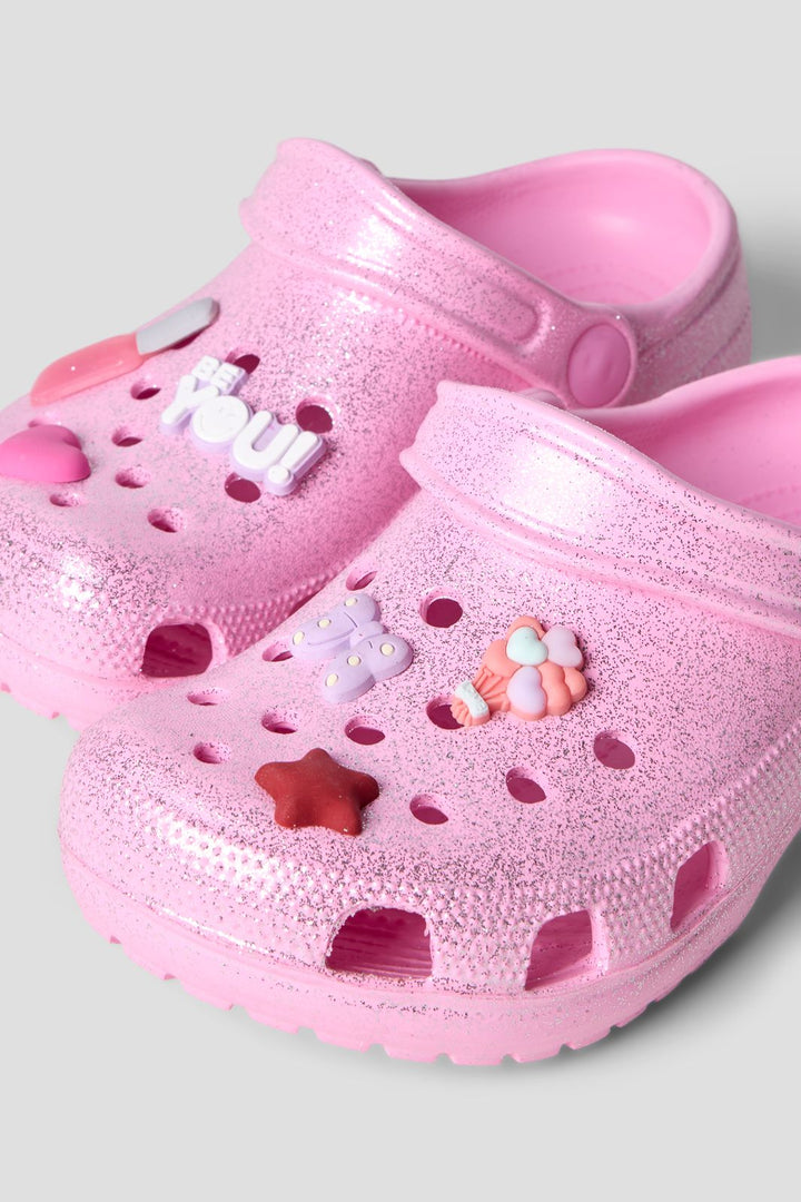 Name It - Nknfame Clogs - 5162212 Begonia Pink Glitter