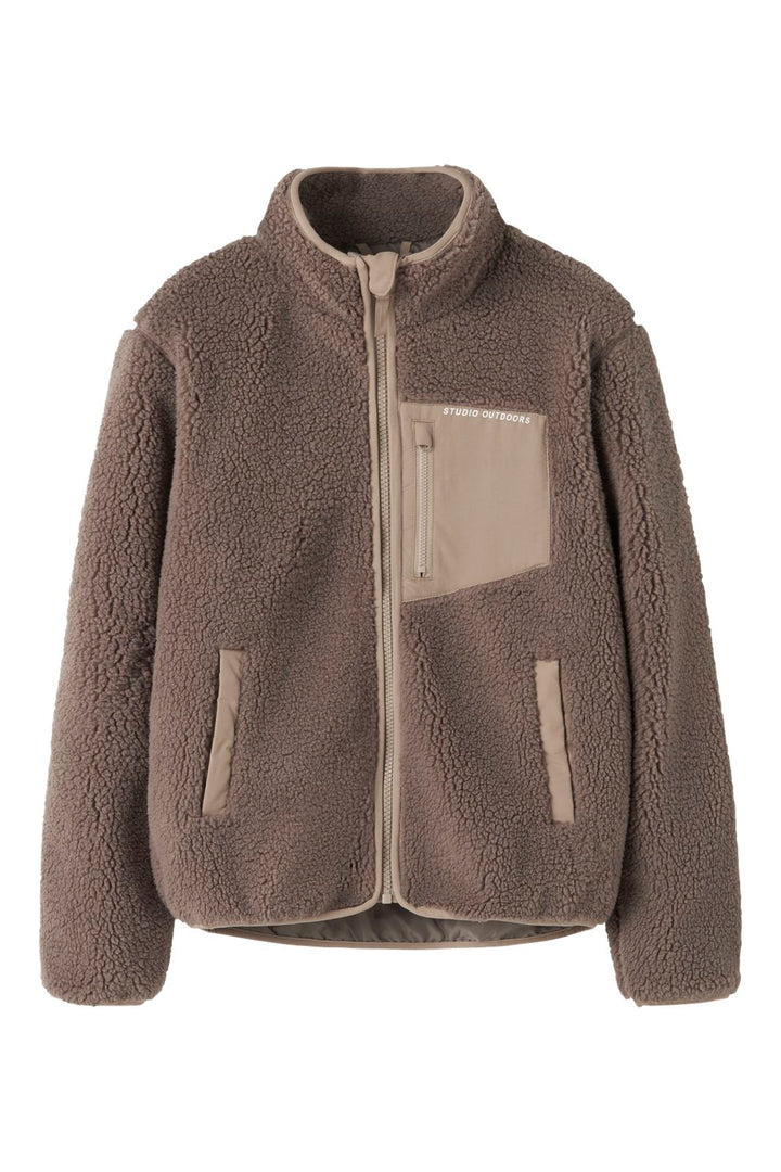 Name It - Nknmattia Sherpa Jacket Pb1 - 4992943 Mountain Trail