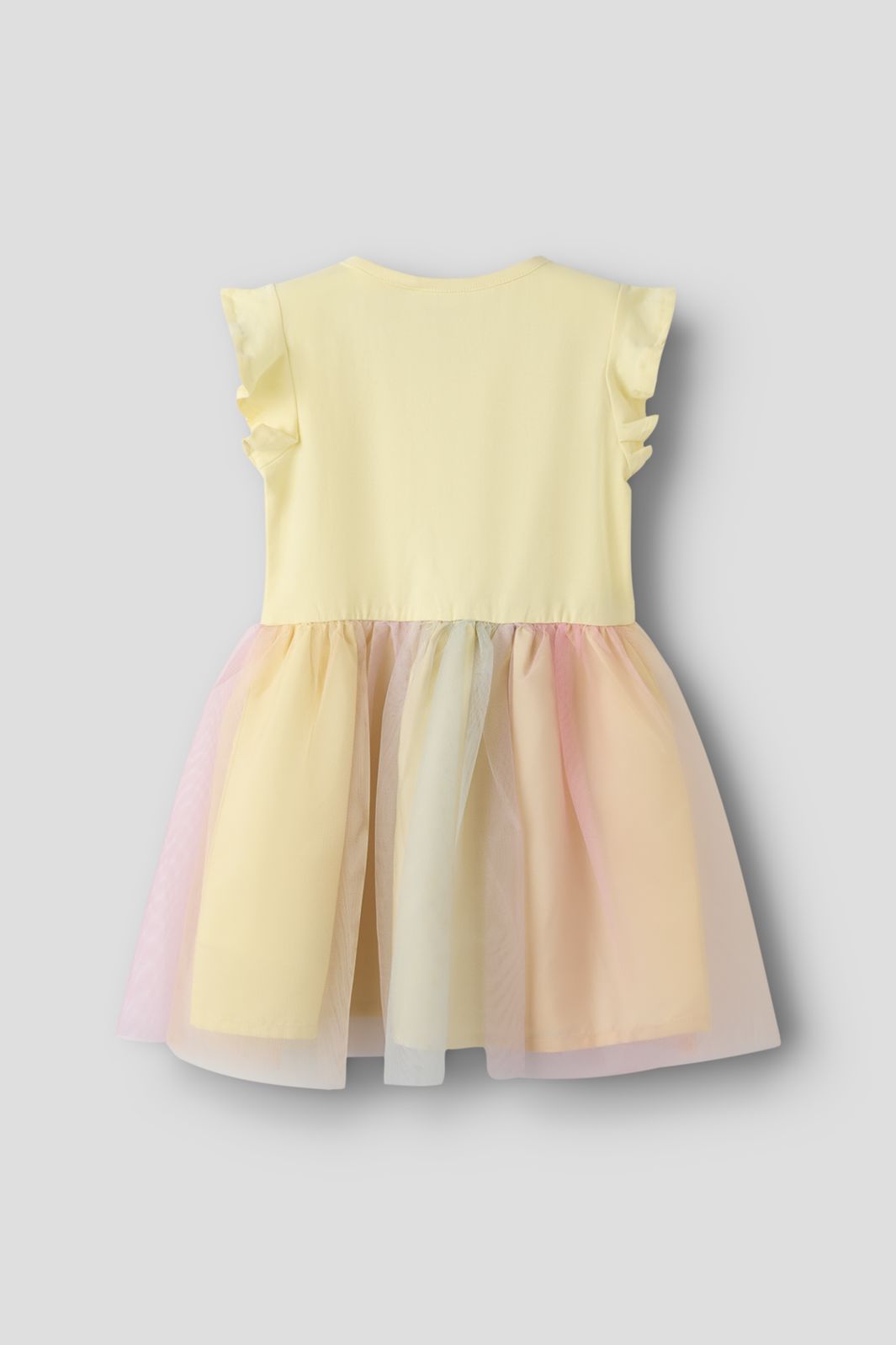 Name It - Nmfadaja Ss Tulle Dress - 4998563 Double Cream
