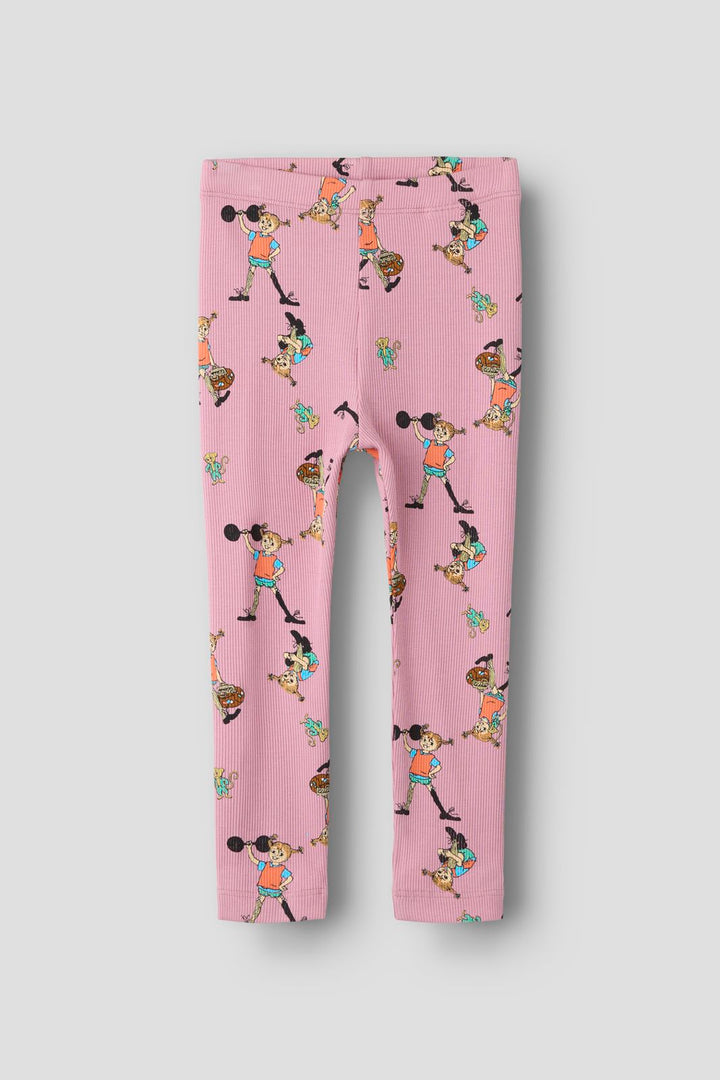 Name It - Nmfara Pippi Slim Legging Sky - 5133655 Lilas