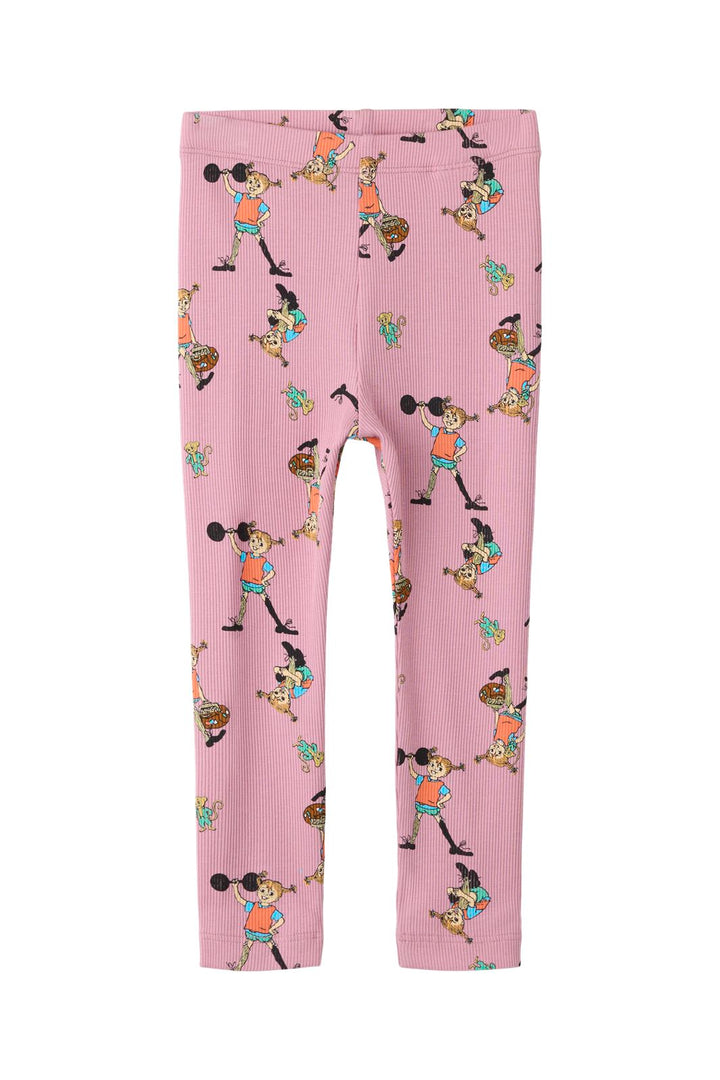 Name It - Nmfara Pippi Slim Legging Sky - 5133655 Lilas