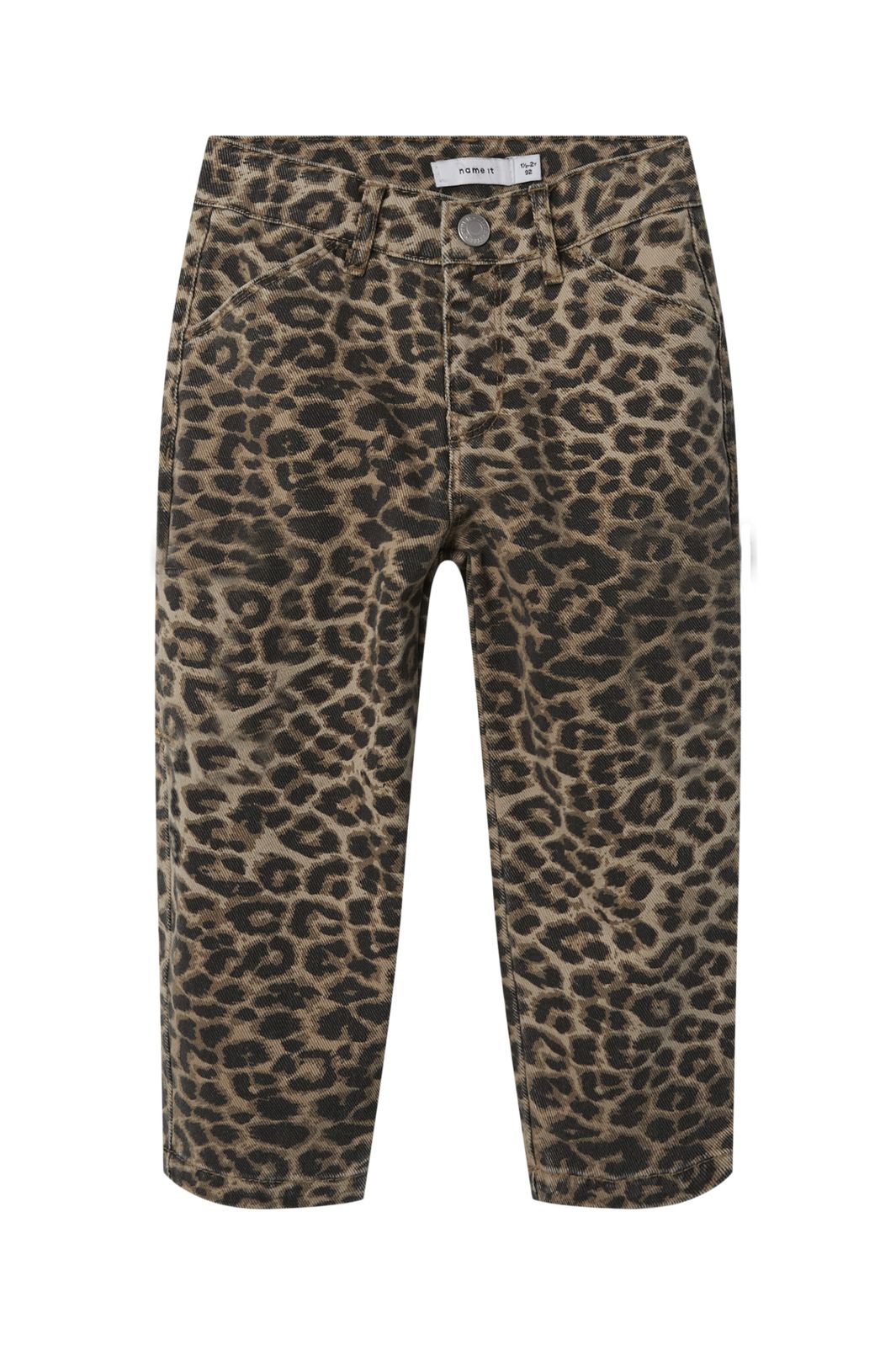 Name It - Nmfbella Twi Pants 4444-Td - 5109846 Silver Mink Leopard