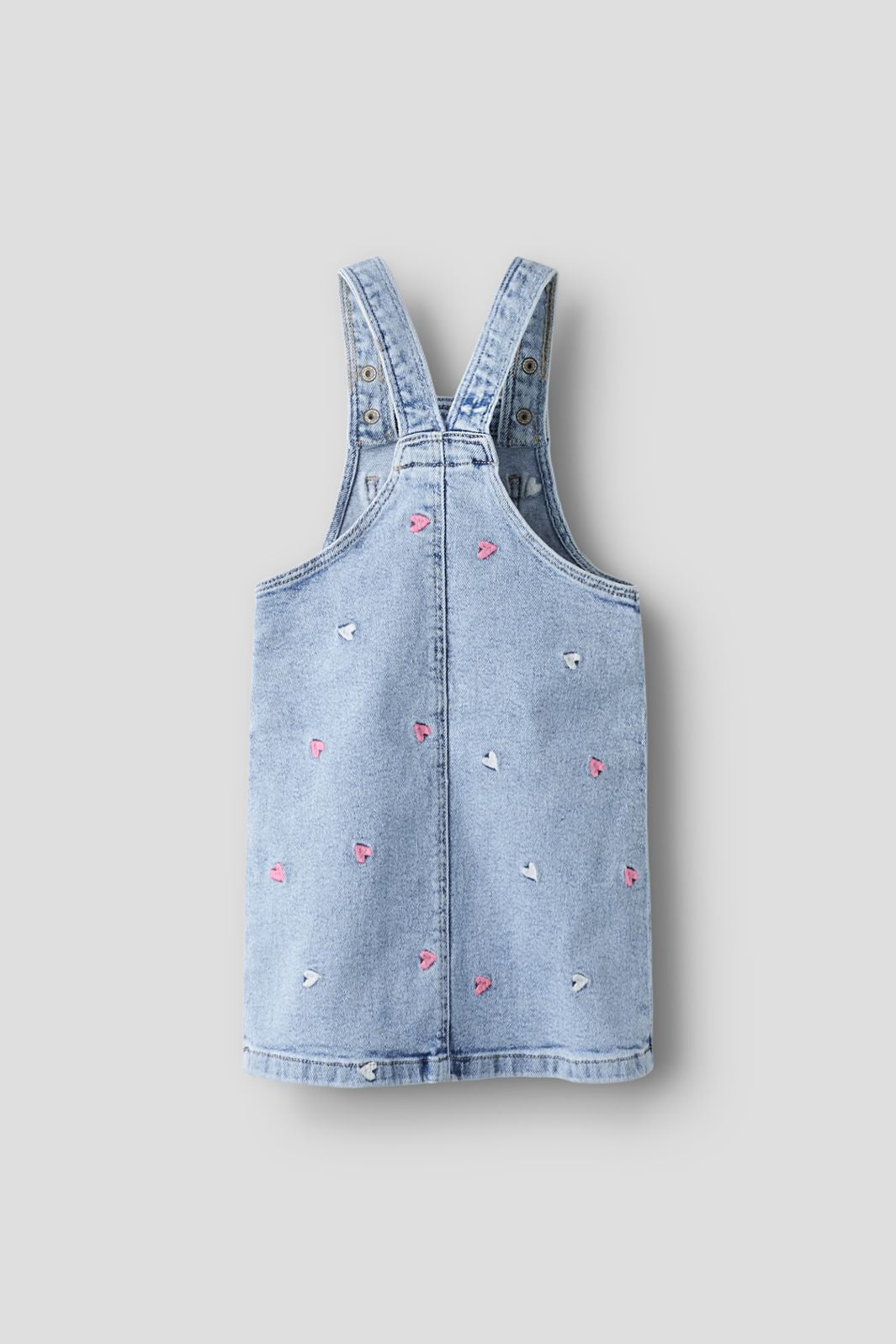 Name It - Nmfelina Emb Spencer 2633-Fr T - 4893774 Light Blue Bleached Denim