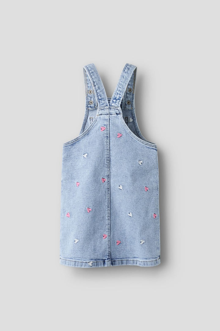 Name It - Nmfelina Emb Spencer 2633-Fr T - 4893774 Light Blue Bleached Denim