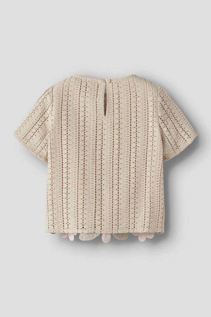Name It - Nmfhadia Ss Top - 4996514 Almond Milk