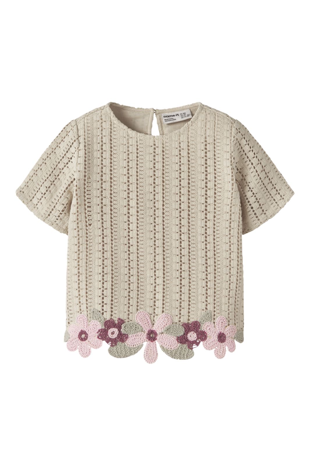 Name It - Nmfhadia Ss Top - 4996514 Almond Milk