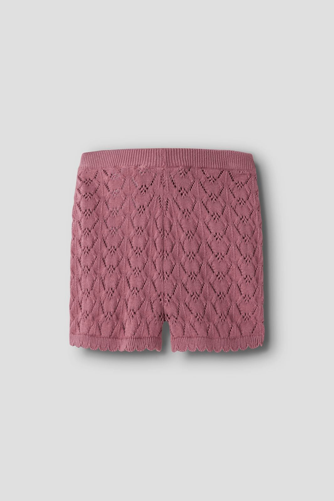 Name It - Nmfholga Knit Shorts - 4999600 Mesa Rose