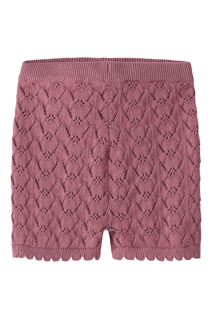 Name It - Nmfholga Knit Shorts - 4999600 Mesa Rose