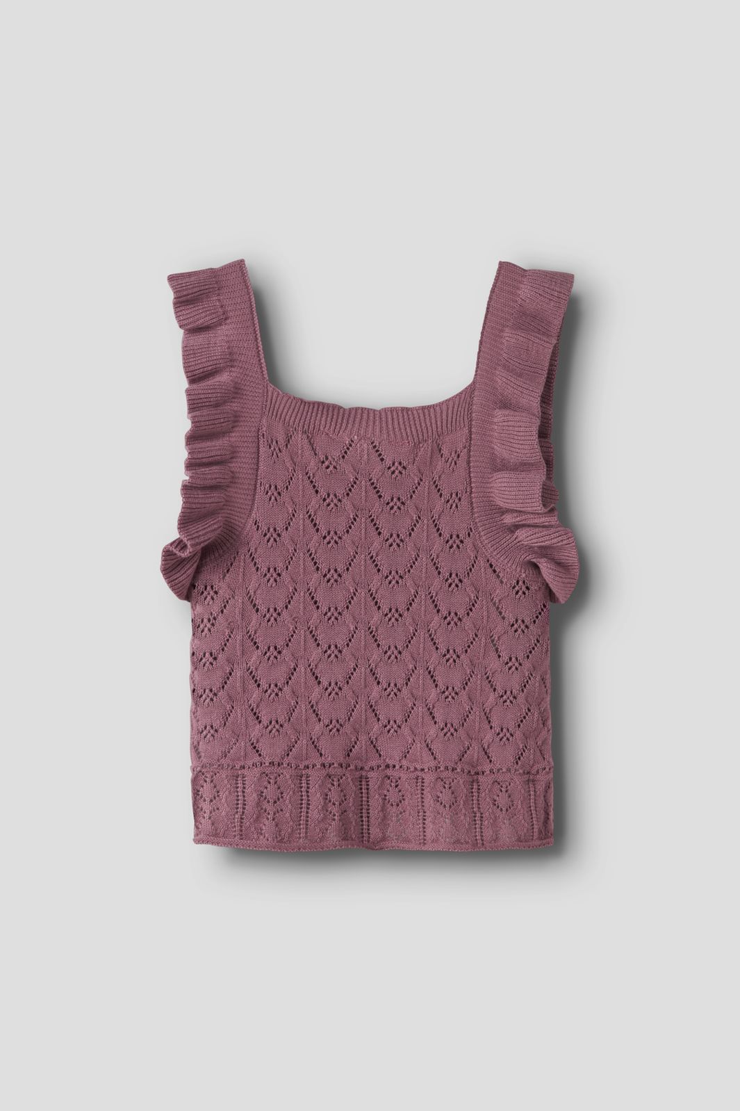 Name It - Nmfholga Sl Knit Top - 4999581 Mesa Rose