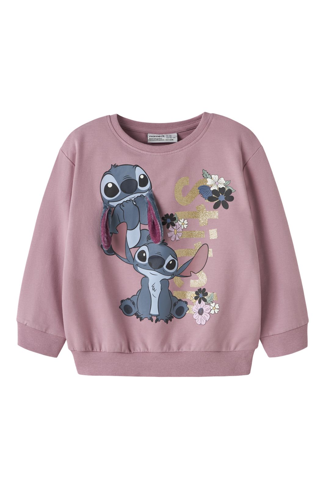 Name It - Nmfjinny Stitch Nreg Sweat Wdi - 5042199 Lilas