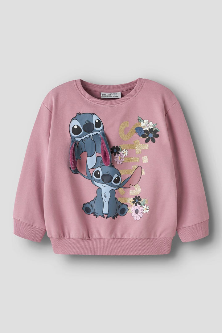 Name It - Nmfjinny Stitch Nreg Sweat Wdi - 5042199 Lilas