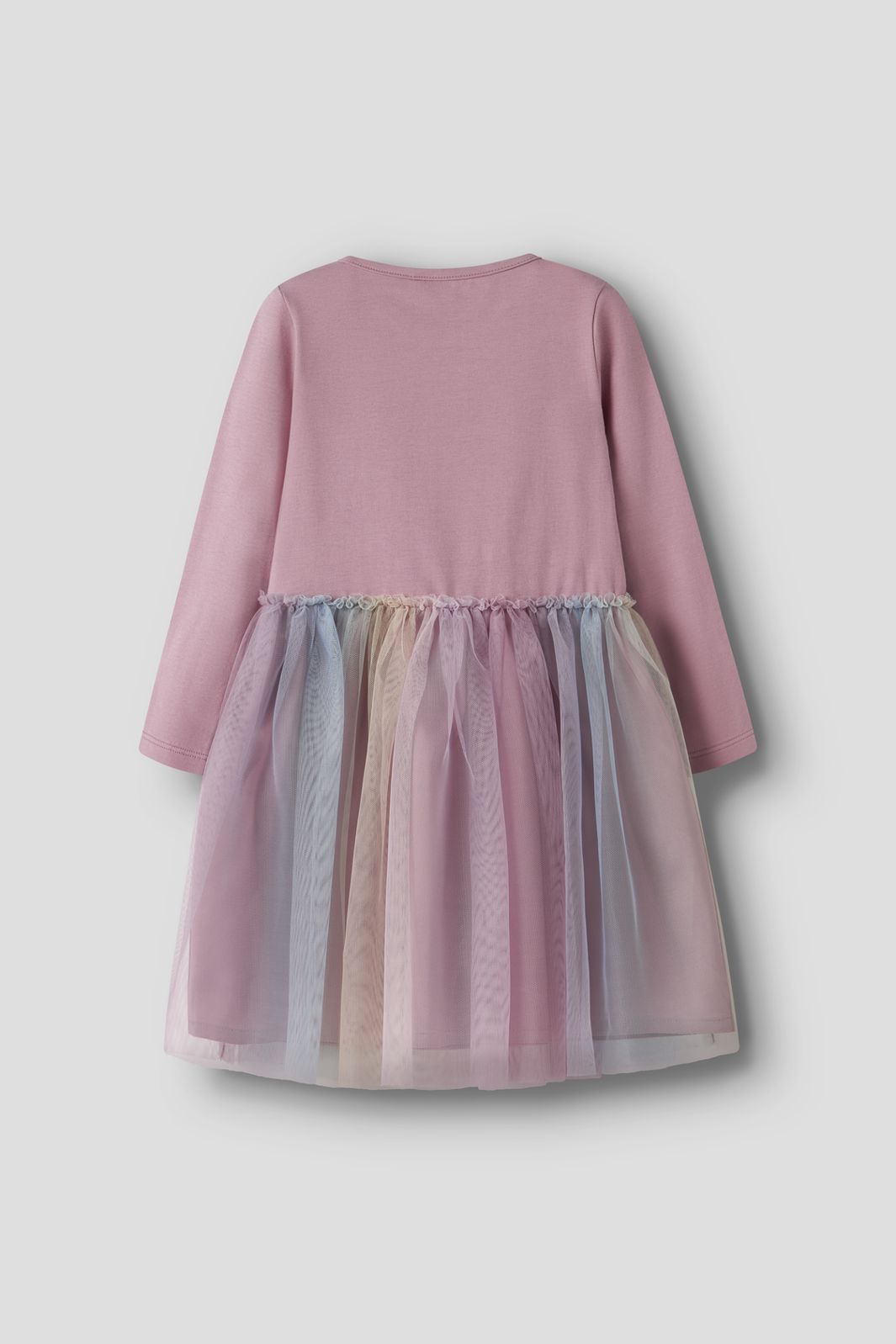 Name It - Nmfjolina Ls Tulle Dress - 5041701 Lilas