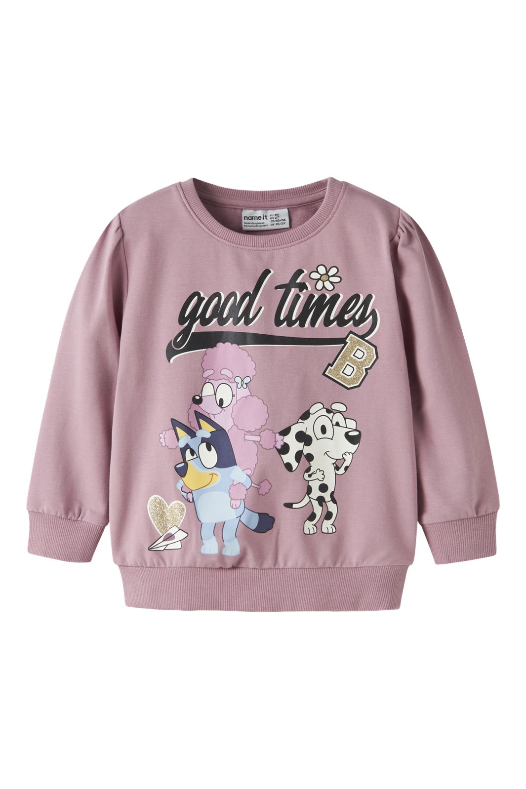 Name It - Nmfjonera Bluey Sweat Sky - 5042320 Lilas
